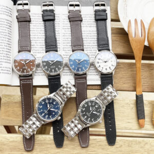 IWC Pilot's Watches de tres agujas Reloj de aviador in Acero inoxidable Réplica Reloj
