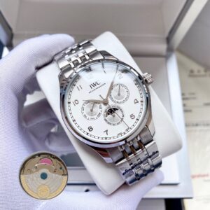 IWC Portugieser 42mm Calendario, Automático Réplica Reloj