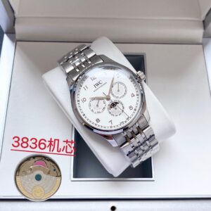 IWC Portugieser 42mm Calendario, Automático Réplica Reloj