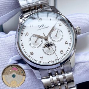 IWC Portugieser 42mm Calendario, Automático Réplica Reloj
